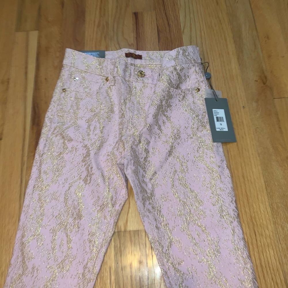 Jeans Seven for all mankind skinny glitter party dressy jeans